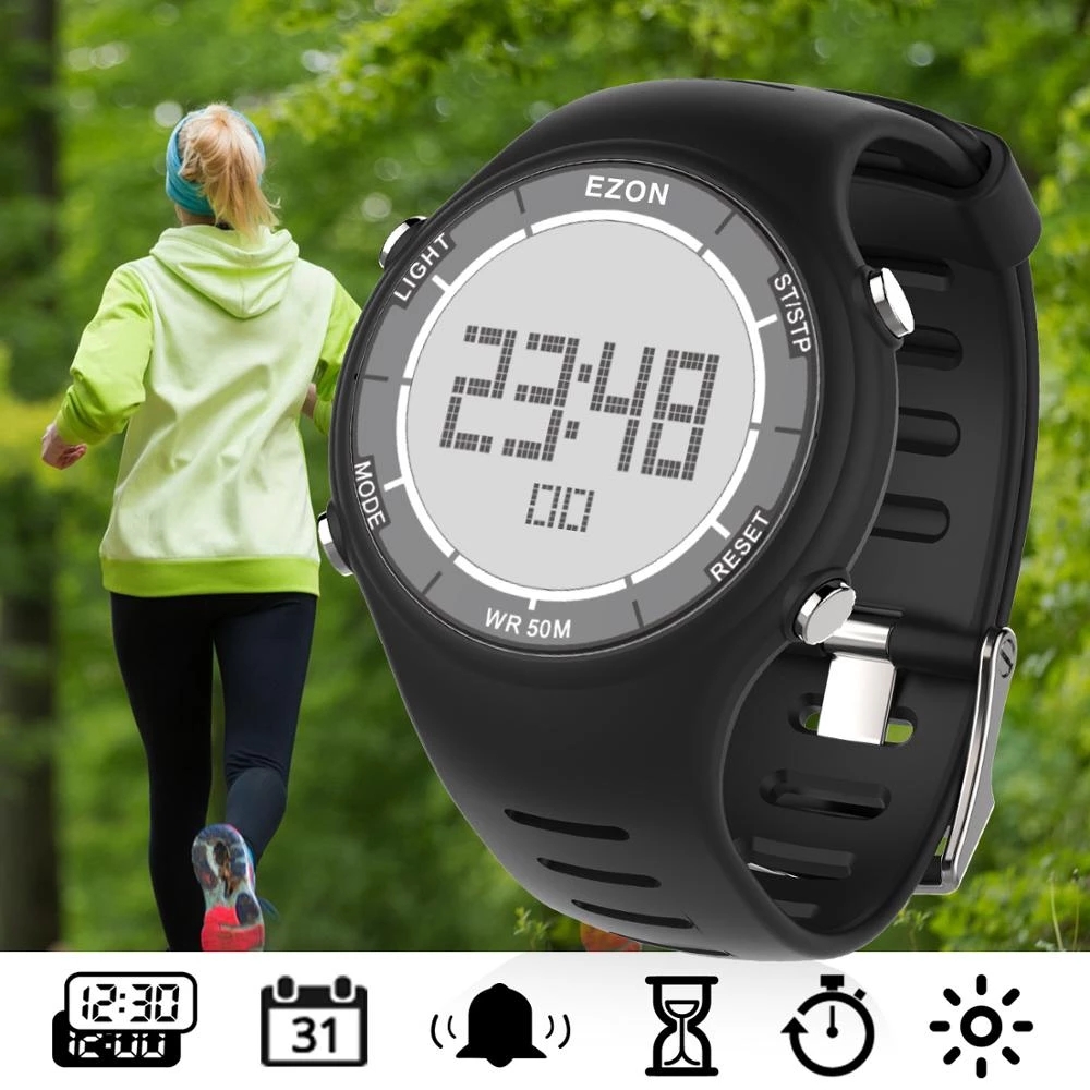 Outdoor Sport Watch - EZON Orologio sportivo digitale da donna
