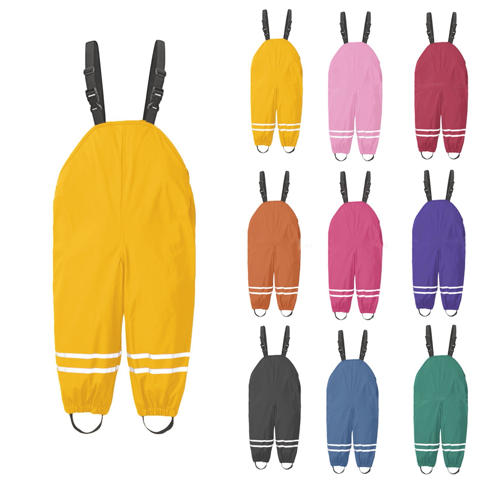 Outdoor Sport Waterproof Pants - 1-8Y Pantaloni antipioggia Bambino Bambini Pioggia