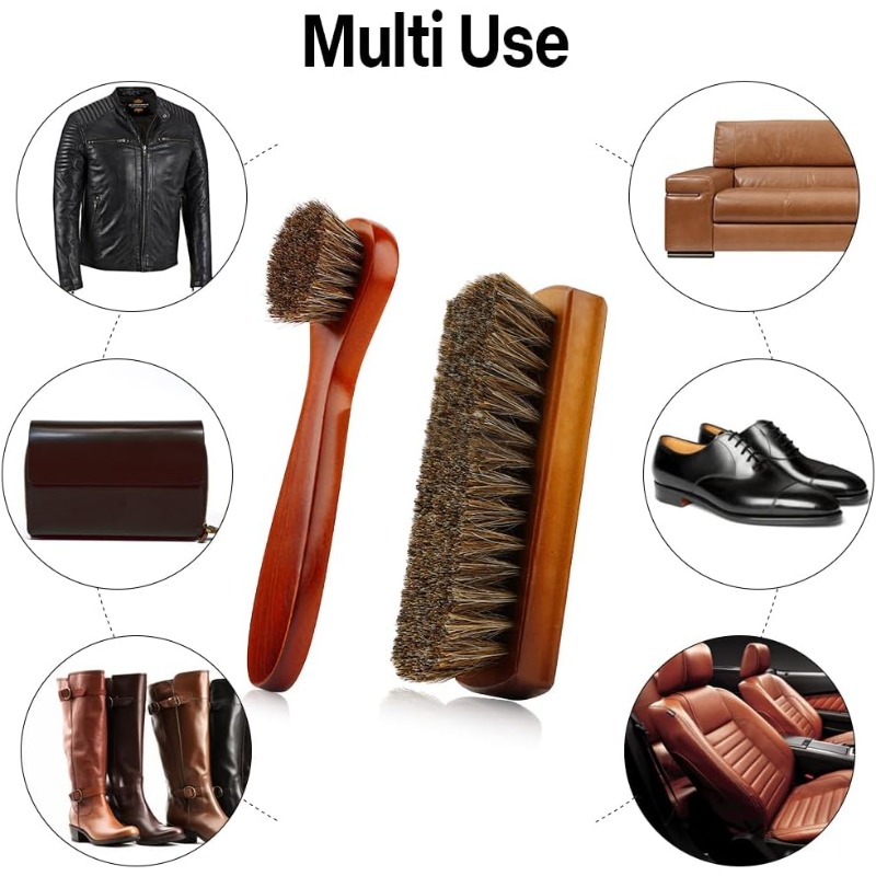 Brushing Boot Horse - Nuovo! Set di 2 spazzole in