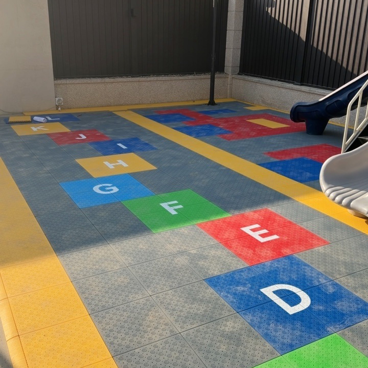 Outdoor Sport Floor Tiles - Piastrelle Professionali Interconnesse in PP per