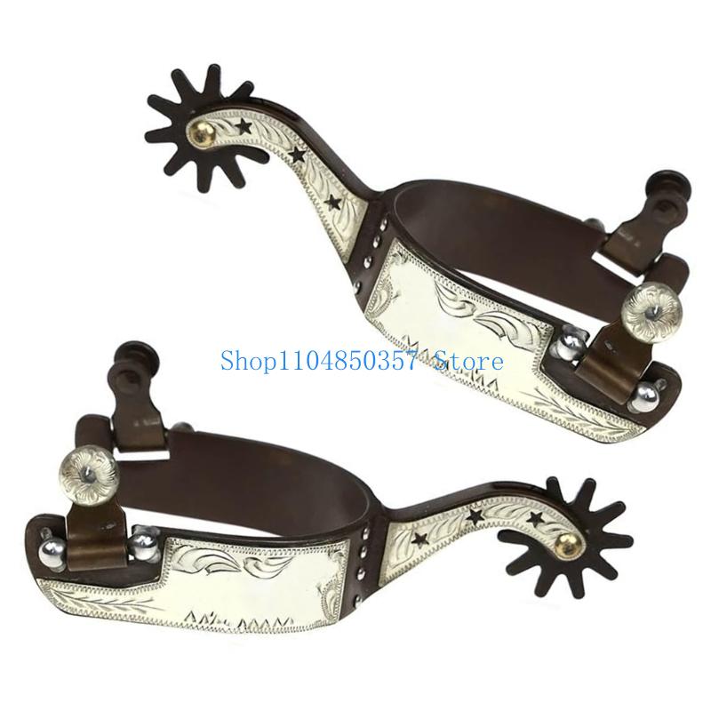 5ASD Western Cowboy Spur con d - Brushing Boot Horse recensione e prezzo