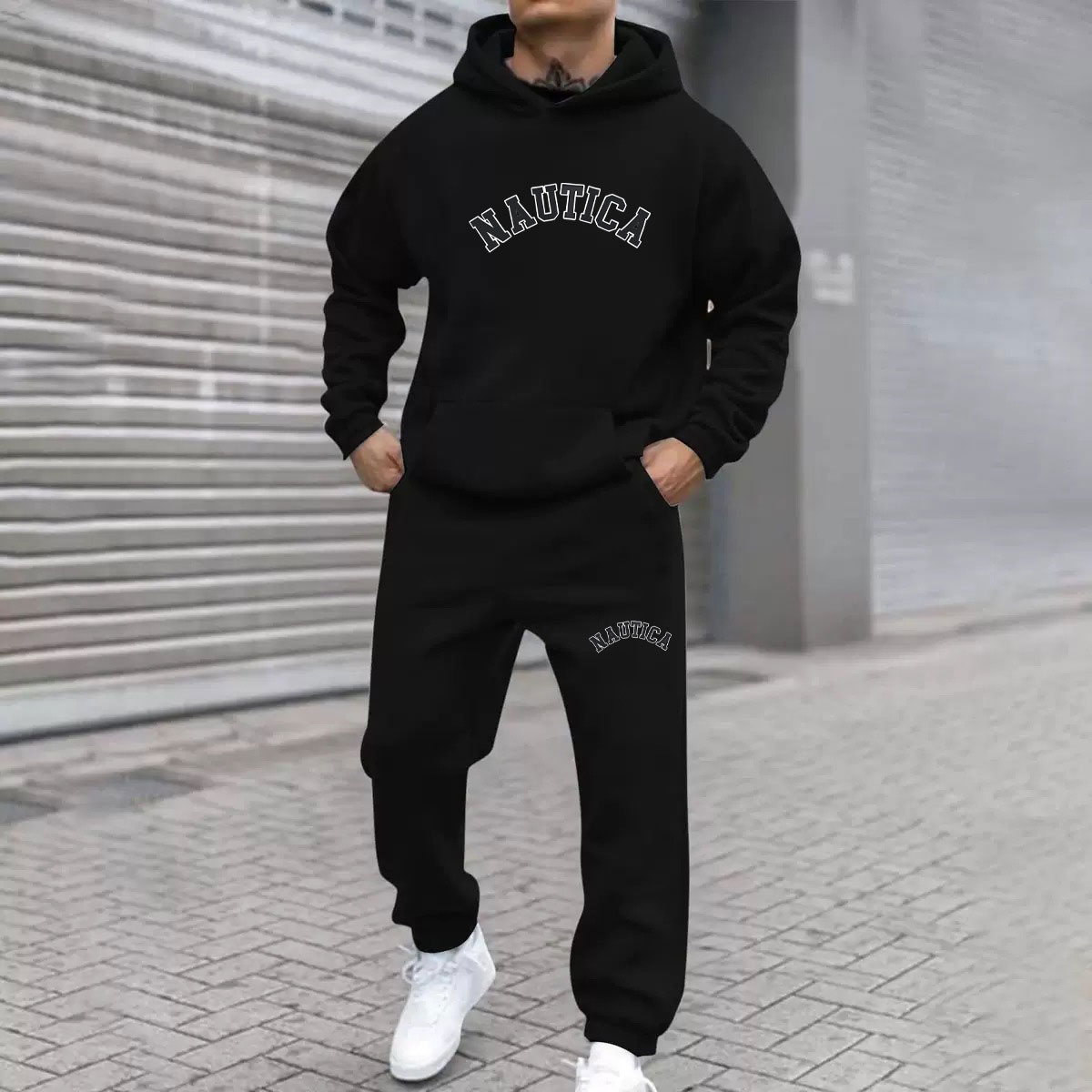 Set Felpa con Cappuccio Stampa - Outdoor Sports Leisure recensione e prezzo