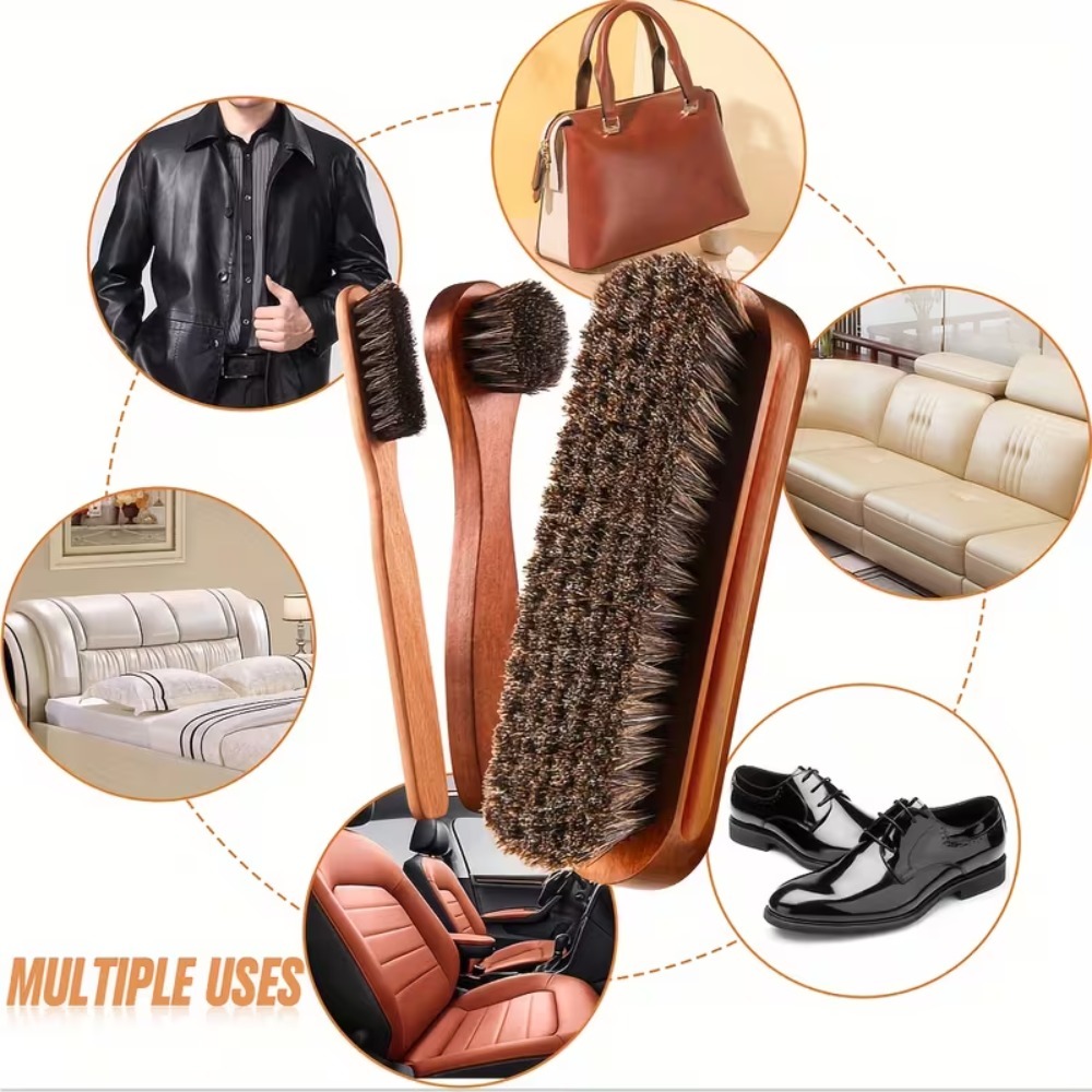 Set di spazzole per scarpe in  - Brushing Boot Horse recensione e prezzo