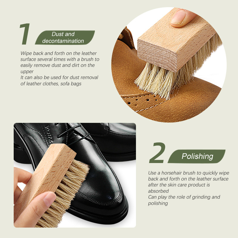 Set di 1/4 spazzole per scarpe - Brushing Boot Horse recensione e prezzo