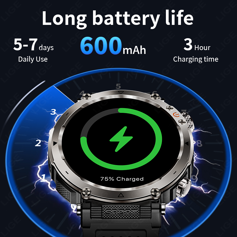 Nuovo Smartwatch Militare da E - Outdoor Sport Watch recensione e prezzo