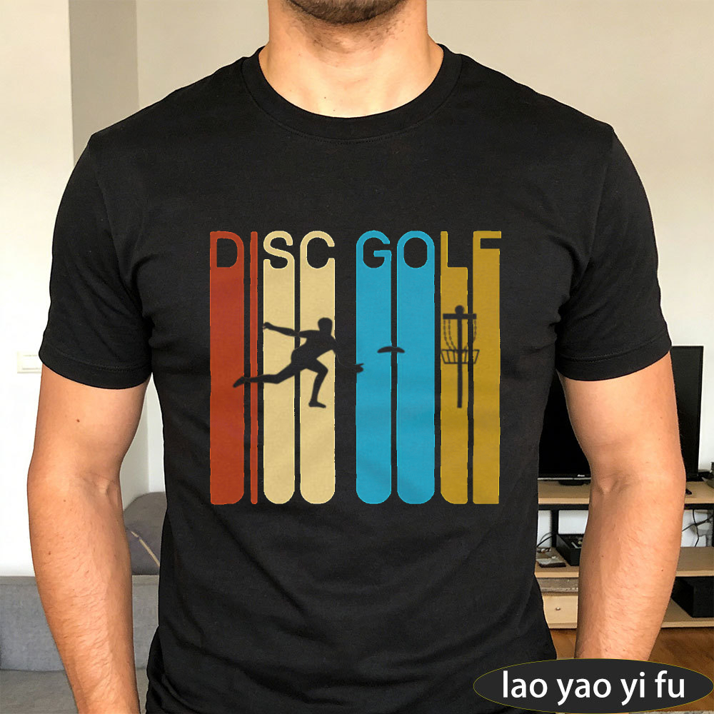 DISC GOLF T-shirt da uomo vint - Outdoor Sport Hobbies recensione e prezzo