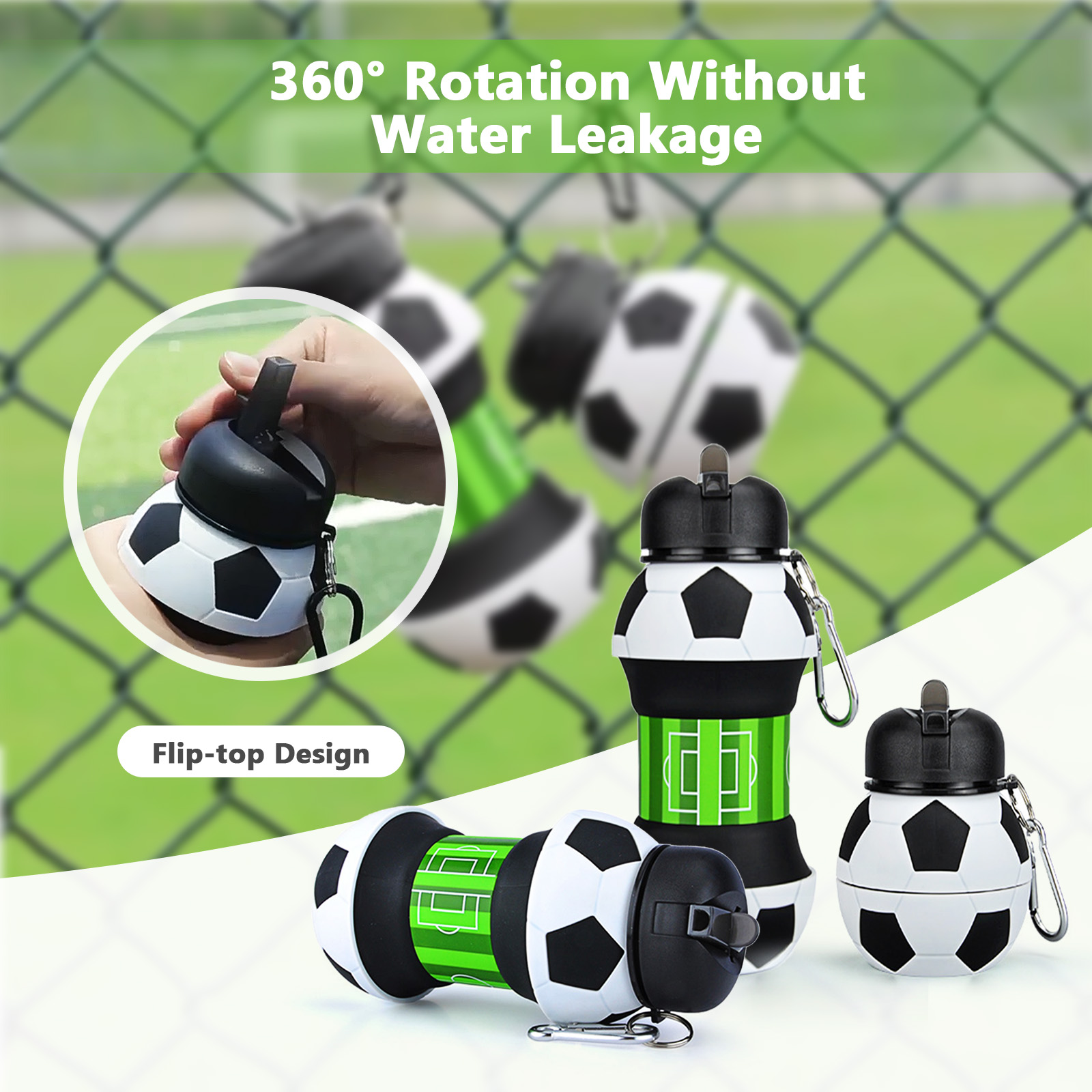 Borraccia Pieghevole a Forma d - Outdoor Sport Field recensione e prezzo